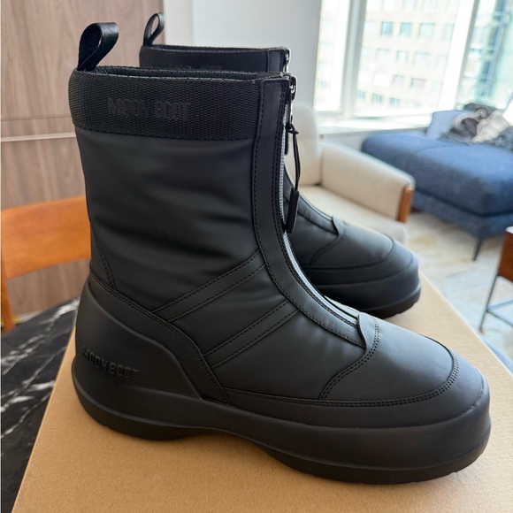 MOON BOOT MB LUNA ZIP BOOT Men’s 9 BRAND NEW IN BOX - Picture 1 of 6